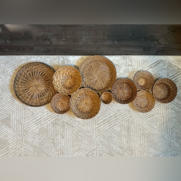 Woven basket wall art collection - Picture 1 of 1